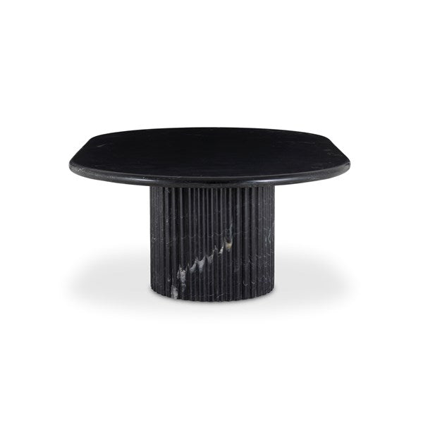 Oranda Coffee Table Polished Black Marble Be Bold Furniture
