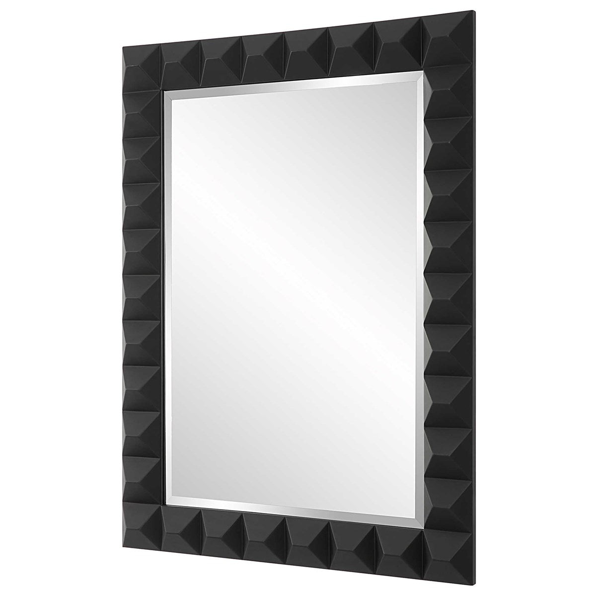 Studded Mirror Black | BeBoldFurniture