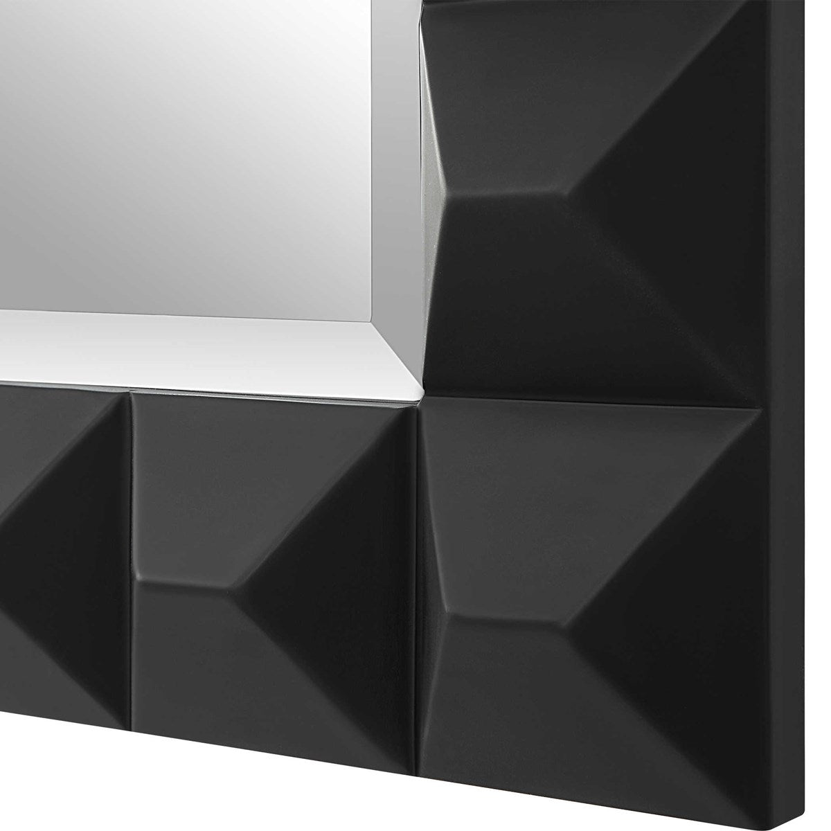 Studded Mirror Black | BeBoldFurniture