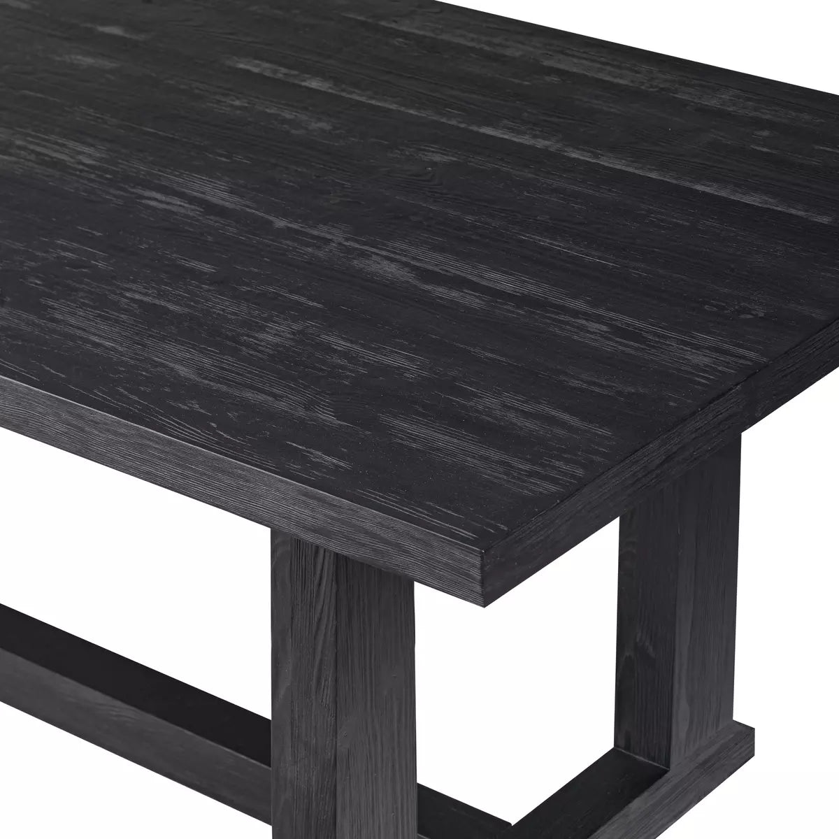 Otto Dining Table Black Pine 110"