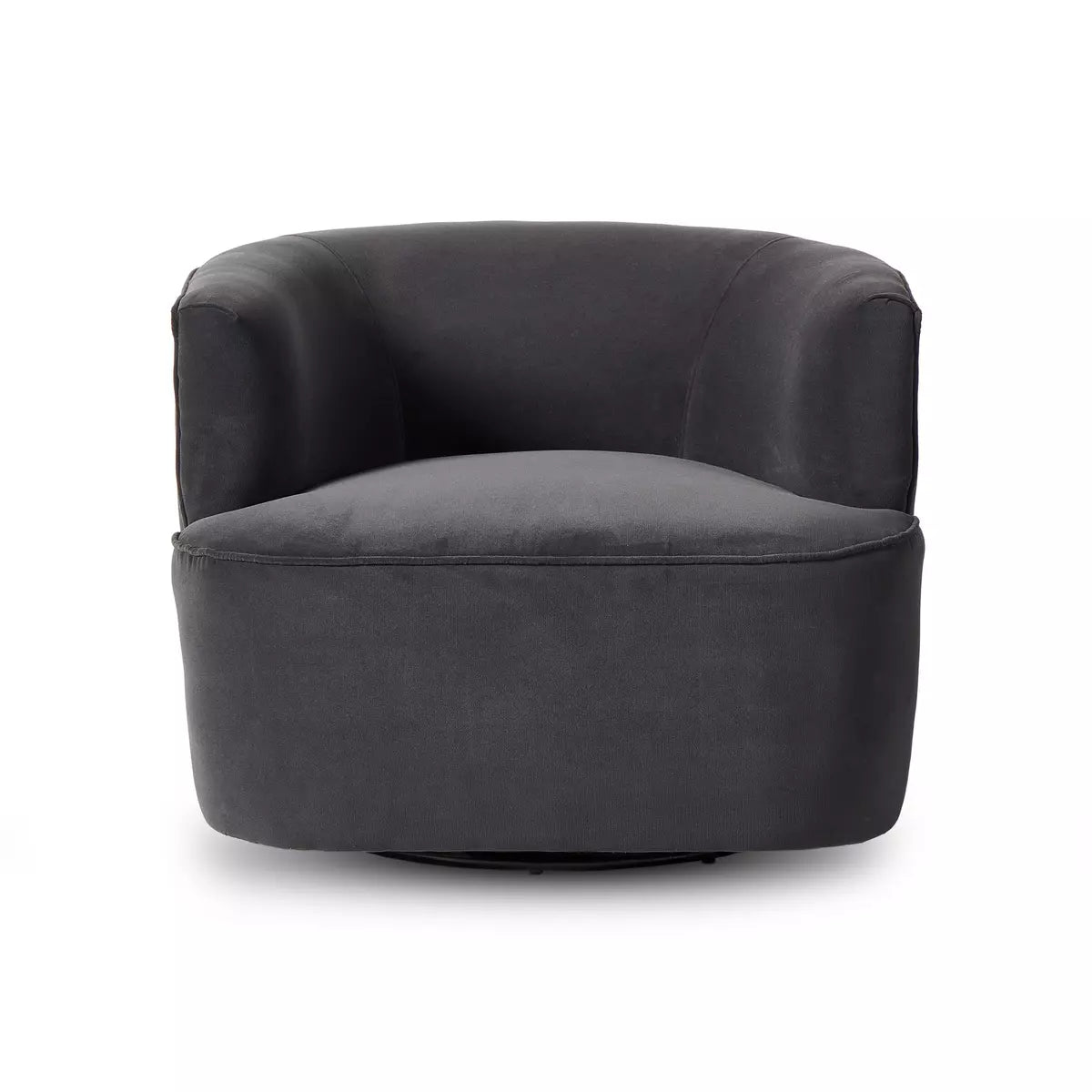 Mila Swivel Chair Henry Charcoal | BeBoldFurniture