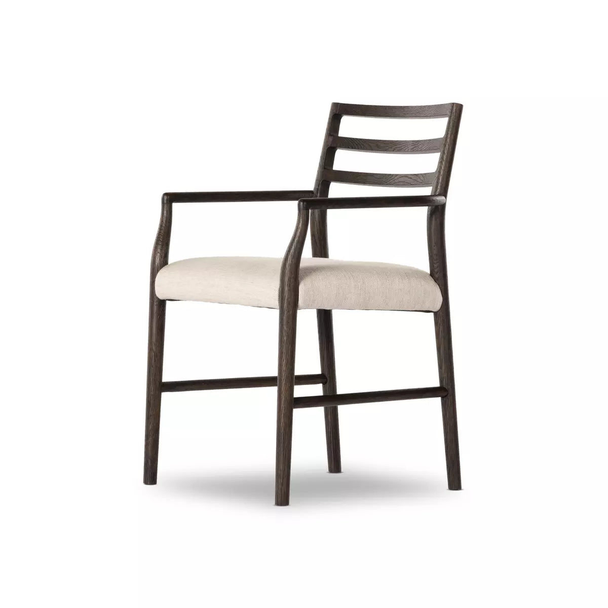 Glenmore Dining Arm Chair Light Carbon | BeBoldFurniture