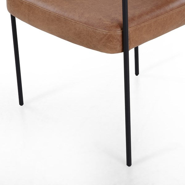 Carrie Dining Chair Chaps Saddle | BeBoldFurniture
