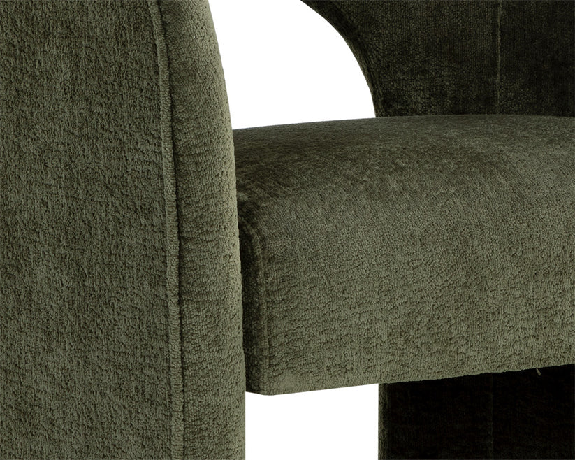 Anaya Dining Armchair Bergen Olive