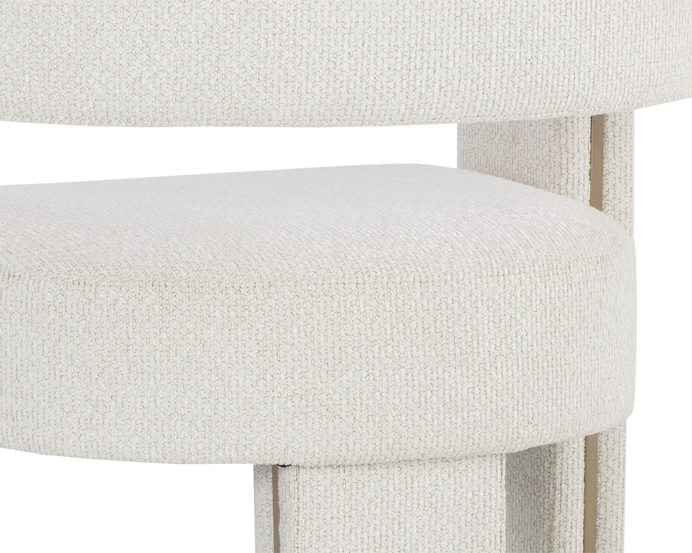 Adamina Dining Armchair Rhea Light Barley