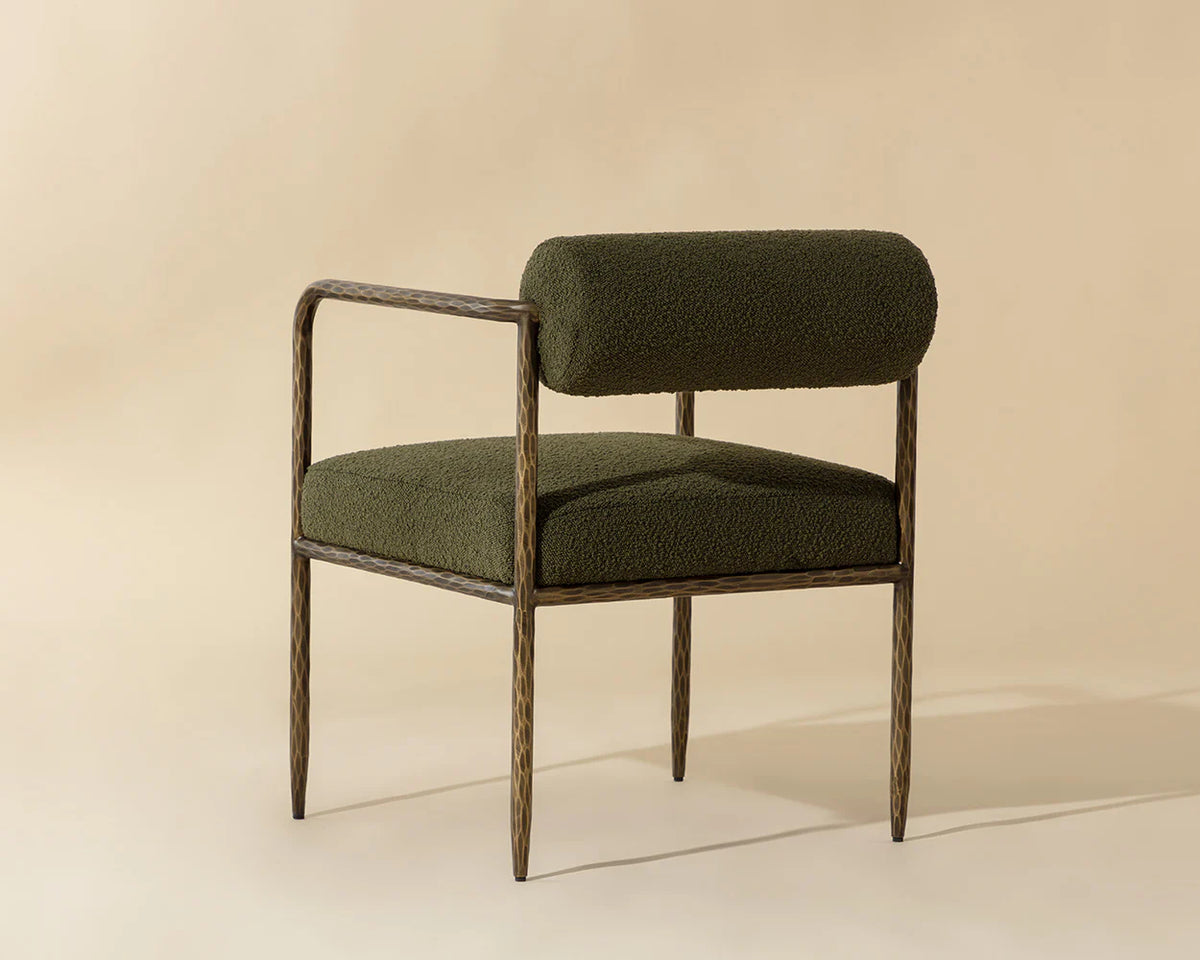 Ajani Dining Armchair Copenhagen Olive