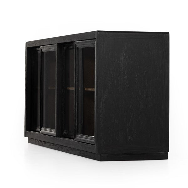 Normand Sideboard Distressed Black | BeBoldFurniture