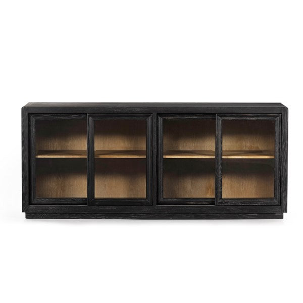 Normand Sideboard Distressed Black | BeBoldFurniture