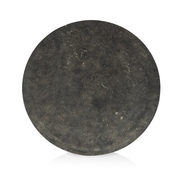 Simone Round Coffee Table Raw Black | BeBoldFurniture