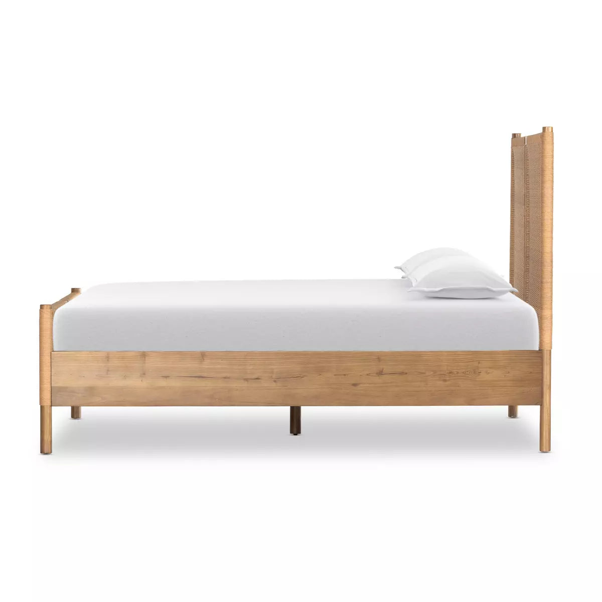 Liza Bed Vintage White | BeBoldFurniture