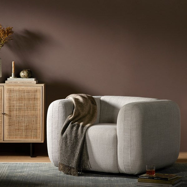Nara Swivel Chair Gibson Wheat | BeBoldFurniture