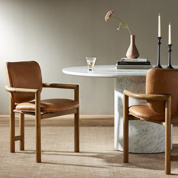 Madeira Dining Chair Chaps Saddle | BeBoldFurniture