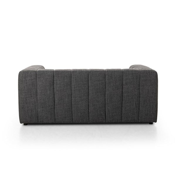Langham Channeled Sofa-71" Saxon Charcoal | BeBoldFurniture