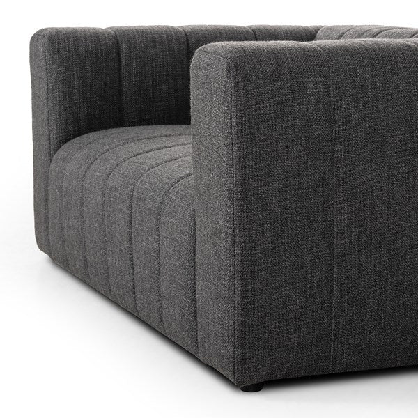Langham Channeled Sofa-71" Saxon Charcoal | BeBoldFurniture