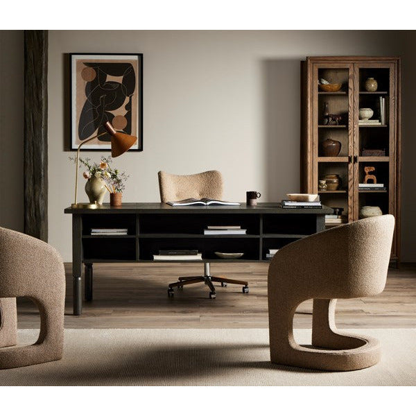 Reynold Dining Armchair-Heron Sand