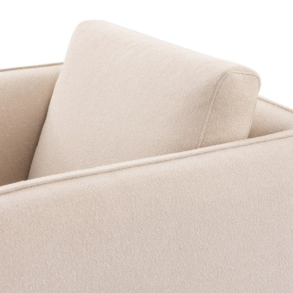 Malakai Swivel Chair Capri Oatmeal | BeBoldFurniture