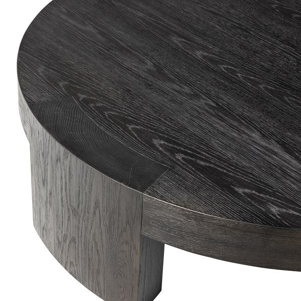 Sheffield Coffee Table Small Charcoal Oak Veneer | BeBoldFurniture
