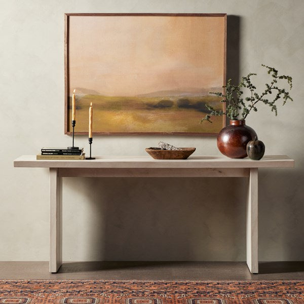 Katarina Console Table Bleached Guanacaste | BeBoldFurniture