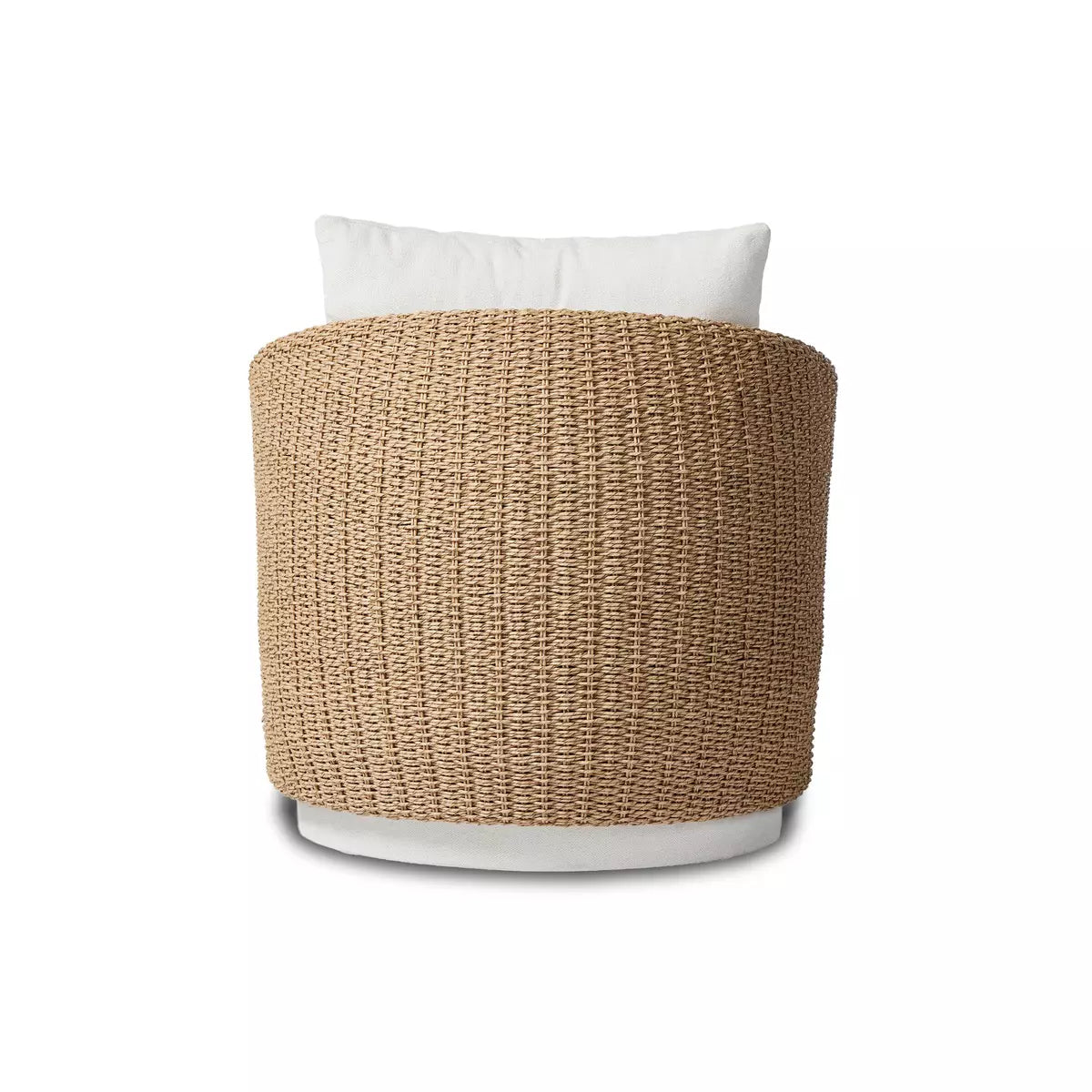 Maven Outdoor Swivel Chair Faux Hyacinth | BeBoldFurniture