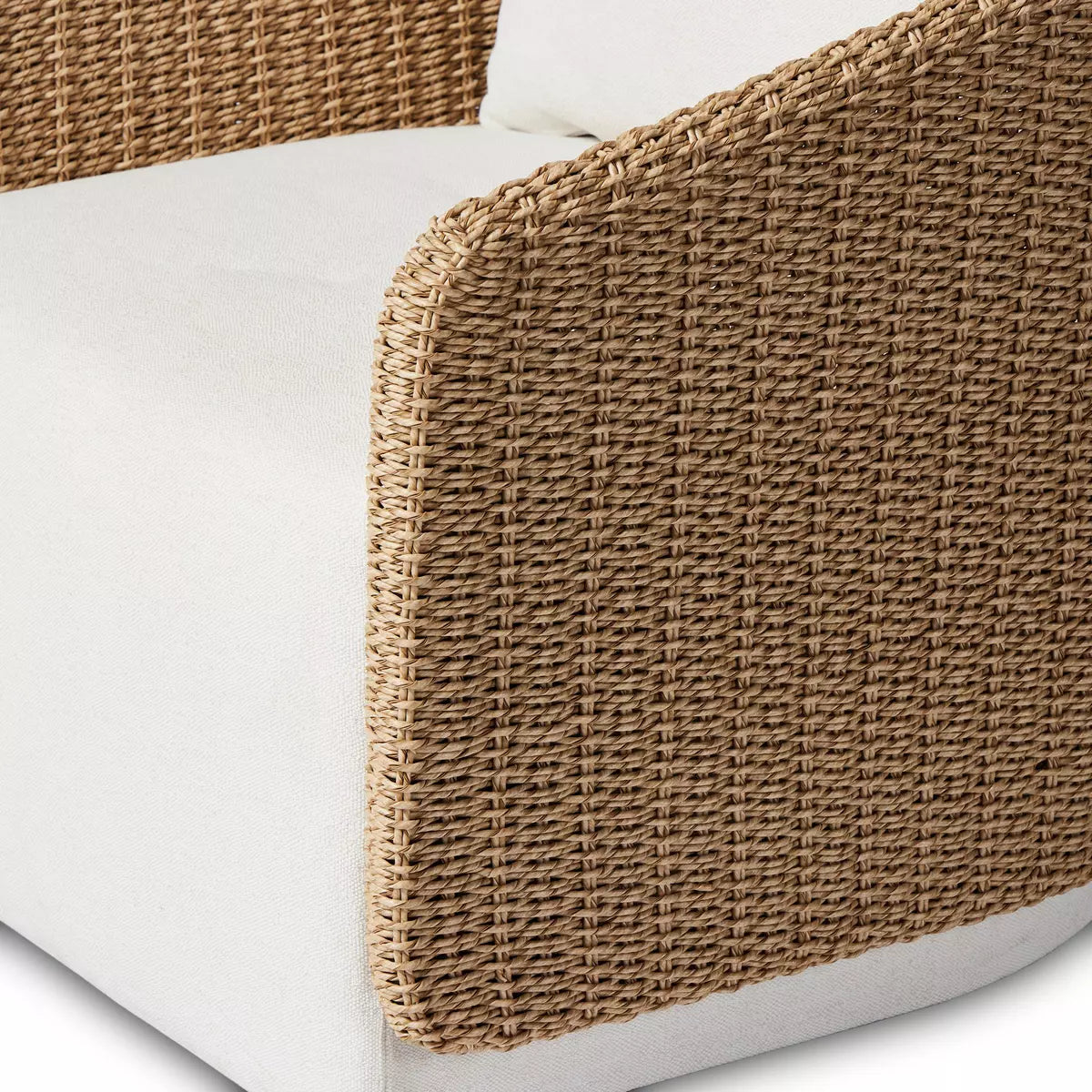 Maven Outdoor Swivel Chair Faux Hyacinth | BeBoldFurniture