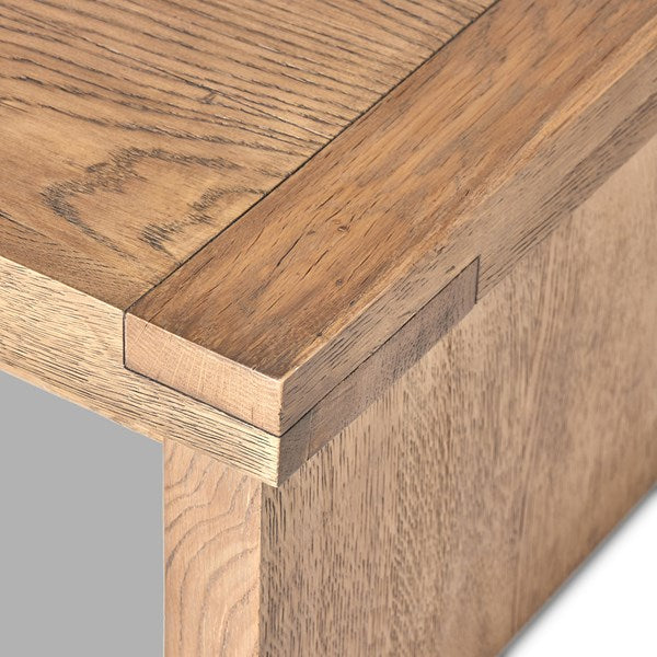 Warby Coffee Table Worn Oak Veneer | BeBoldFurniture