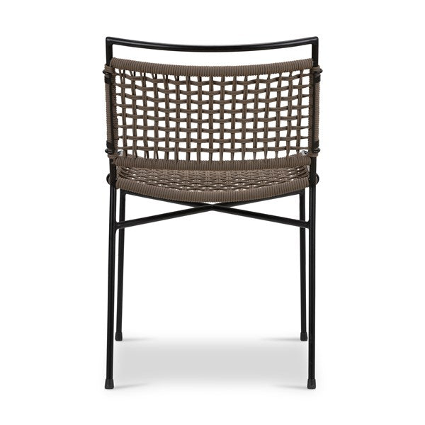 Wharton Outdoor Dining Chair Earth Rope | BeBoldFurniture