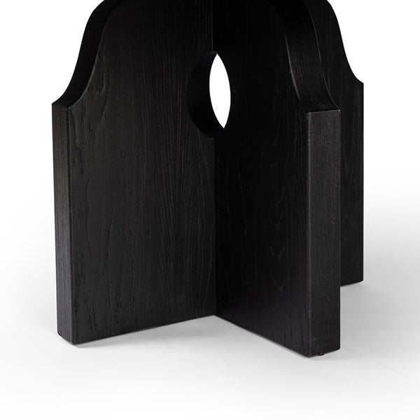 Allandale Round Dining Table Black Elm