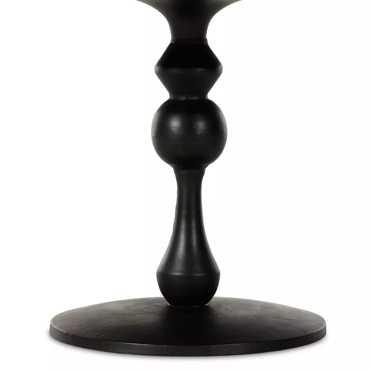 Daffin Round Bistro Table Black Antique | BeBoldFurniture