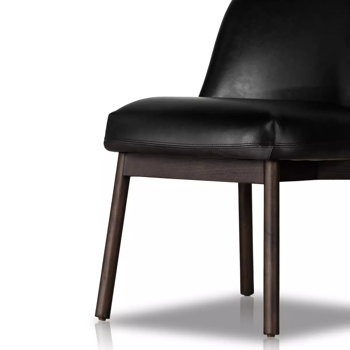 Sora Armless Dining Chair Sonoma Black | BeBoldFurniture