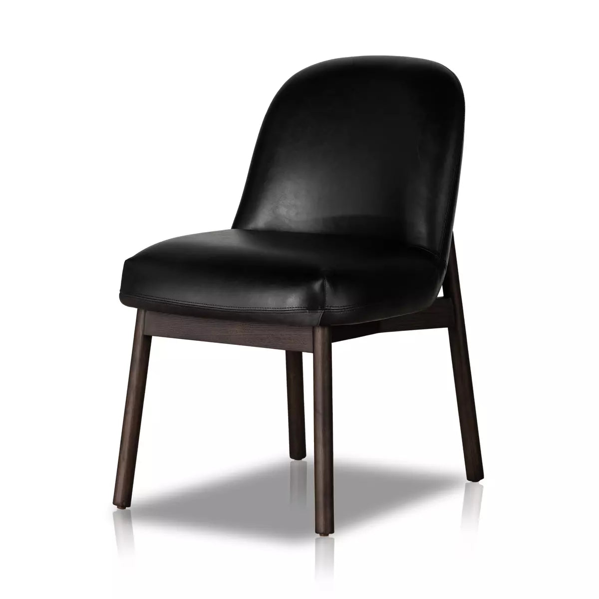 Sora Armless Dining Chair Sonoma Black | BeBoldFurniture