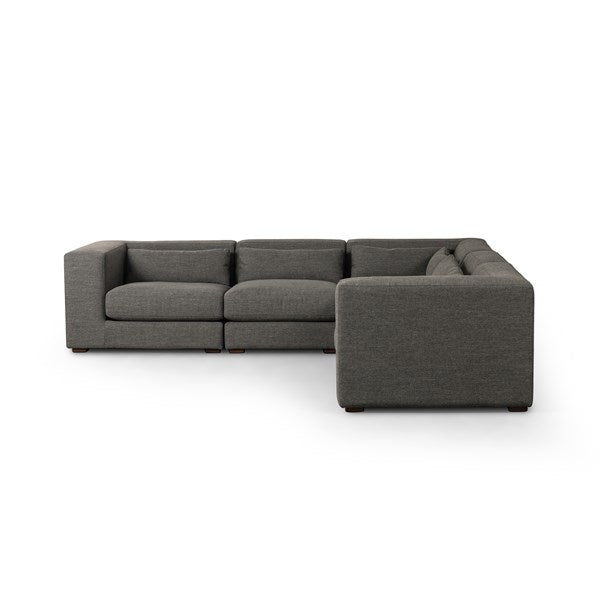 Sena 5 Piece Sectional Alcala Graphite | BeBoldFurniture