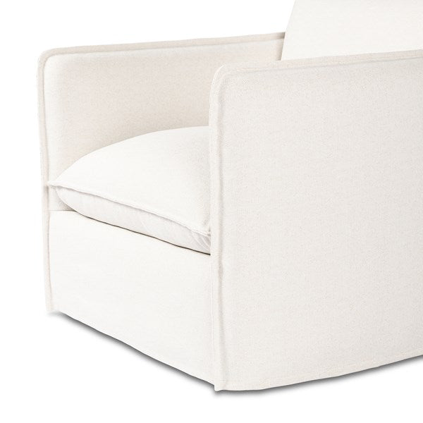 Andure Outdoor Swivel Chair Alessi Linen | BeBoldFurniture