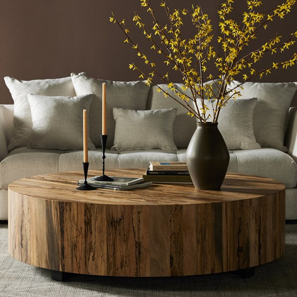 Hudson Large Coffee Table Spalted Primavera | BeBoldFurniture