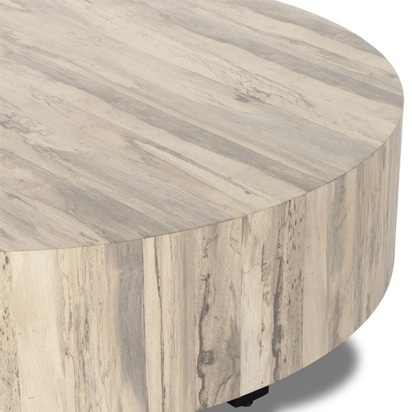 Hudson Large Coffee Table Bleached Spalted Primavera | BeBoldFurniture