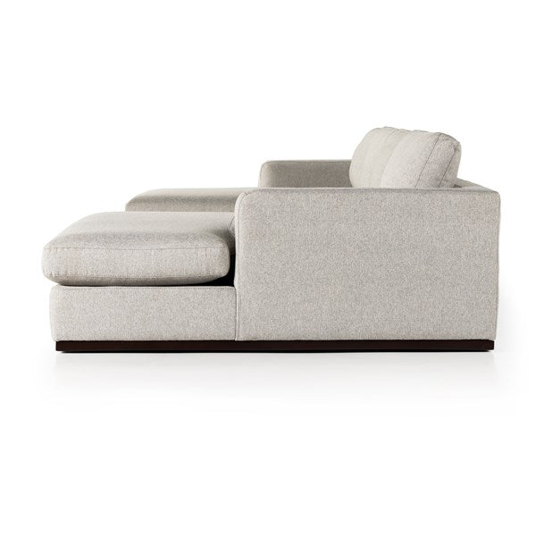 Colt 3 Piece U Sectional Aldred Silver | BeBoldFurniture