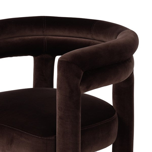 Tacova Dining Chair Surrey Cocoa | BeBoldFurniture