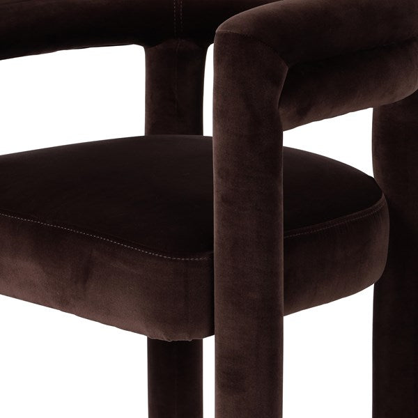 Tacova Dining Chair Surrey Cocoa | BeBoldFurniture