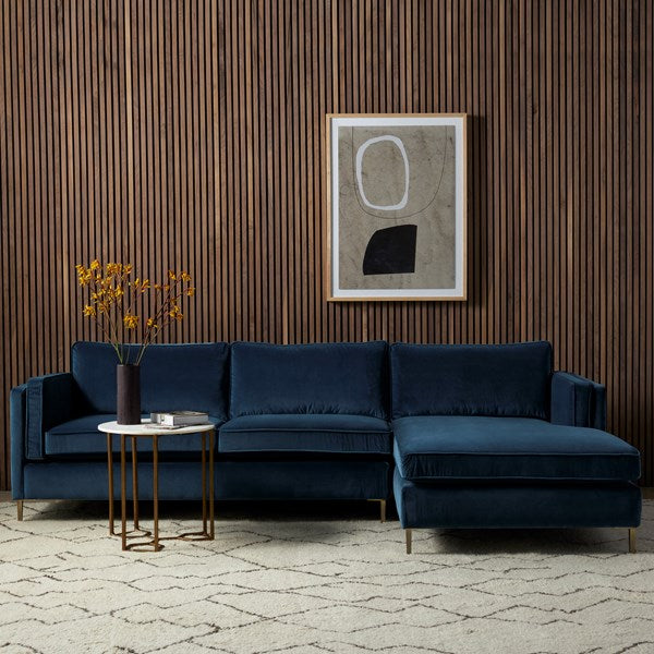 Emery 2 Piece Raf Sectional Sapphire Bay | BeBoldFurniture