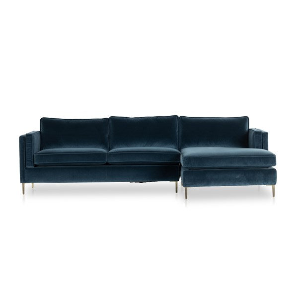 Emery 2 Piece Raf Sectional Sapphire Bay | BeBoldFurniture