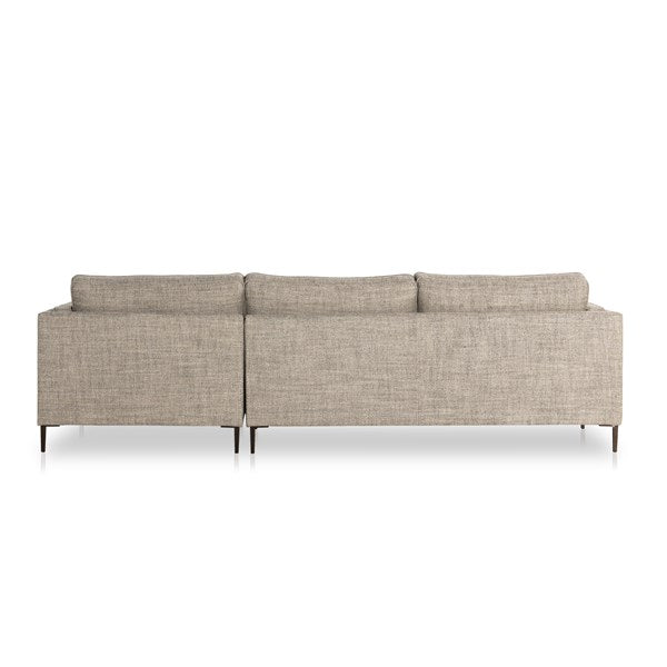 Emery 2 Piece Raf Sectional Thames Coal | BeBoldFurniture