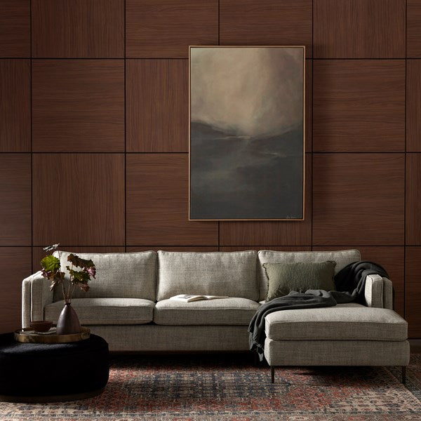 Emery 2 Piece Raf Sectional Thames Coal | BeBoldFurniture