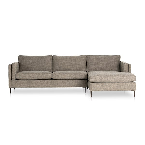 Emery 2 Piece Raf Sectional Thames Coal | BeBoldFurniture