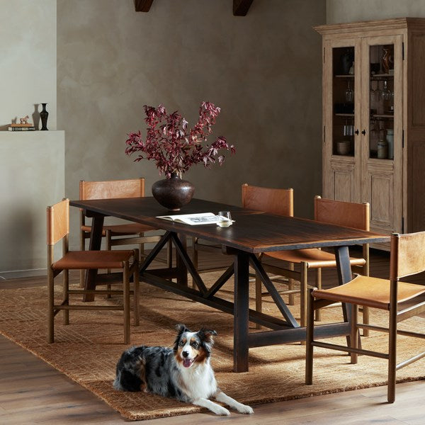 The 1500 Kilometer Dining Table Aged Brown | BeBoldFurniture
