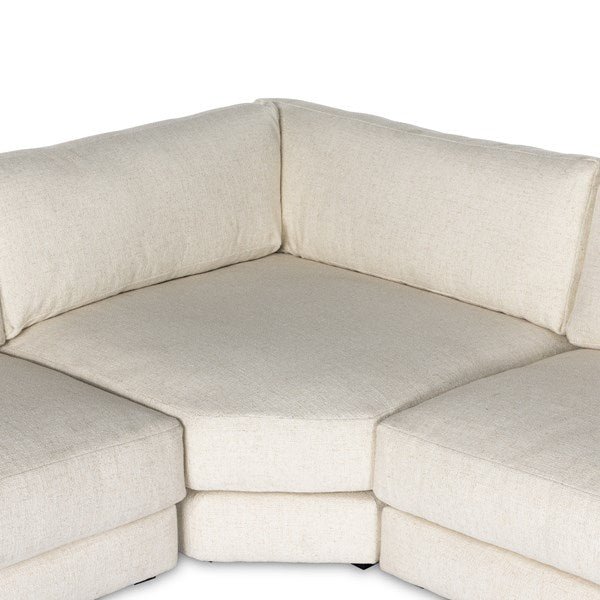 Hutton 3 Piece Sectional Omari Natural | BeBoldFurniture