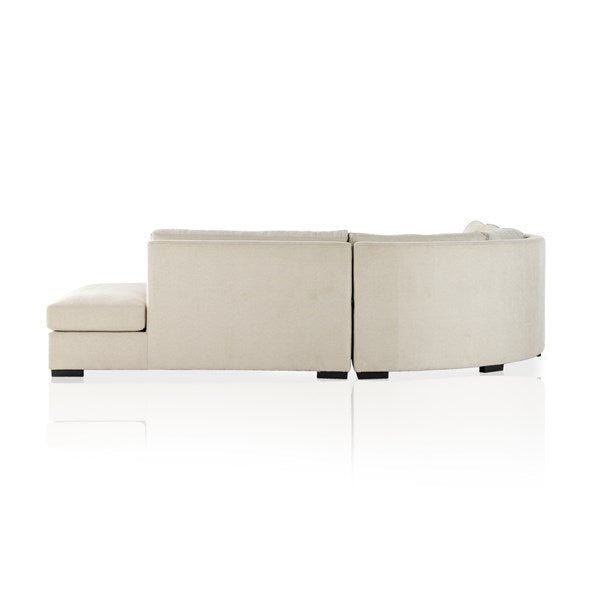 Albany 3 Piece Laf Sectional Alcott Fawn | BeBoldFurniture