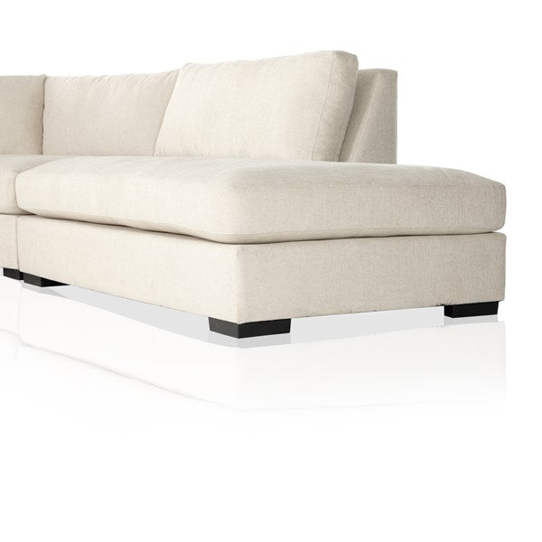 Albany 3 Piece Laf Sectional Alcott Fawn | BeBoldFurniture