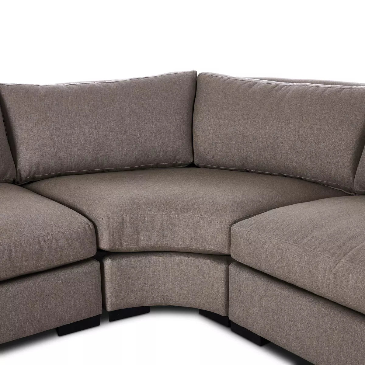 Albany 3-Piece Sectional Left Facing Bumper Chaise Vesuvio Cafe