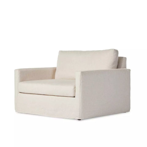 Maddox Slipcover Chair and a Half | BeBoldFurniture 