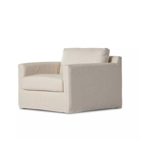 Hampton Slipcover Chair Evere Creme | BeBoldFurniture 