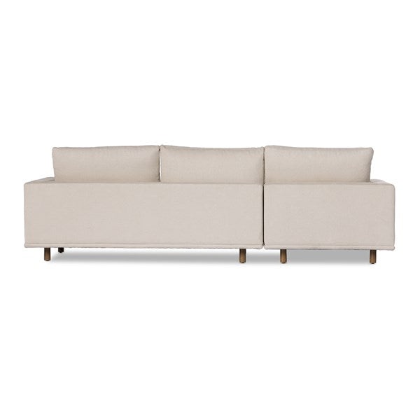 Dom 2-Piece Sectional Left Chaise Bonnell Ivory | BeBoldFurniture